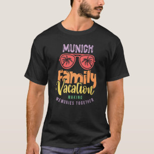 München Duitsland Familie Vakantie Matching Outfit T-shirt
