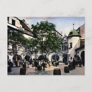 München, Duitsland, Hofbrauhaus, Vintage Briefkaart