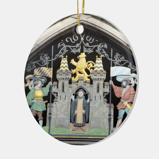 München, Duitsland Keramisch Ornament (Links)