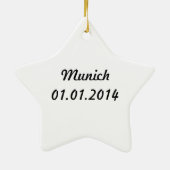 München, Duitsland Keramisch Ornament (Achterkant)