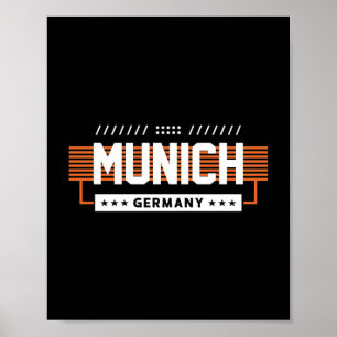 München Duitsland Moderne Typografie Grafisch Ontw Poster