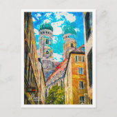 München Duitsland Mooie olieverfstad Briefkaart (Voorkant)