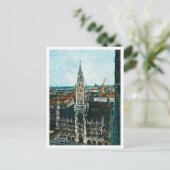 München Duitsland Mooie olieverfstad Briefkaart (Staand voorkant)