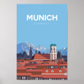 München Duitsland Poster (Voorkant)