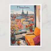 München Duitsland Reizen Esthetisch Briefkaart (Voorkant)