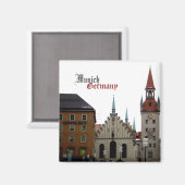 München Duitsland Reizen Souvenir Magneet (Voorkant / Achterkant)