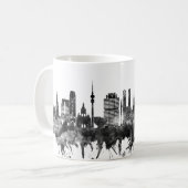 München Duitsland Skyline BW Koffiemok (Voorkant links)