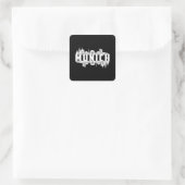 München Duitsland Stad Cityscape Grappig geschenk  Vierkante Sticker (Tas)
