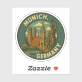 München Duitsland Stad Kunst Sticker (Vel)