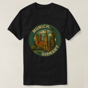 München Duitsland Stad Kunst T-shirt