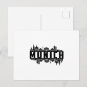 München Duitsland Stadsgezicht Cool Grappig cadeau Briefkaart (Voorkant / Achterkant)