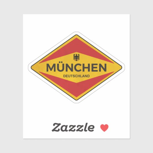 München Duitsland Sticker (Vel)