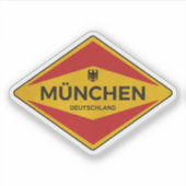 München Duitsland  Sticker (Voorkant)