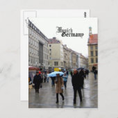 München Duitsland Travel Souvenir Briefkaart (Voorkant / Achterkant)