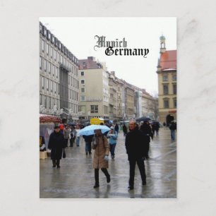 München Duitsland Travel Souvenir Briefkaart