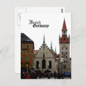 München Duitsland Travel Souvenir Briefkaart (Voorkant / Achterkant)