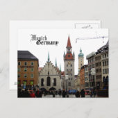 München Duitsland Travel Souvenir Briefkaart (Voorkant / Achterkant)