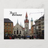 München Duitsland Travel Souvenir Briefkaart (Voorkant)