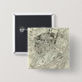 München, Duitsland Vierkante Button 5,1 Cm (Voorkant /achterkant)