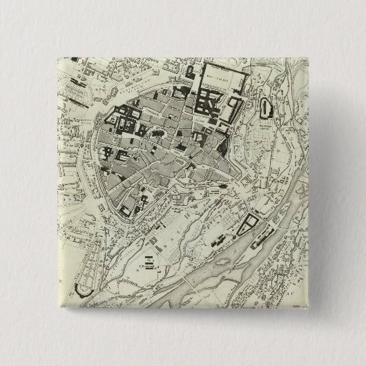 München, Duitsland Vierkante Button 5,1 Cm (Voorkant)