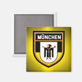 München Flag Magneet (Voorkant / Achterkant)
