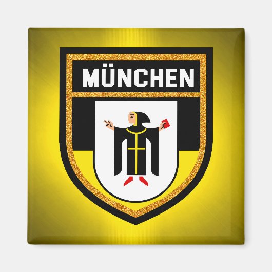 München Flag Magneet (Voorkant)