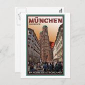 München - Frauenkirche Briefkaart (Voorkant / Achterkant)