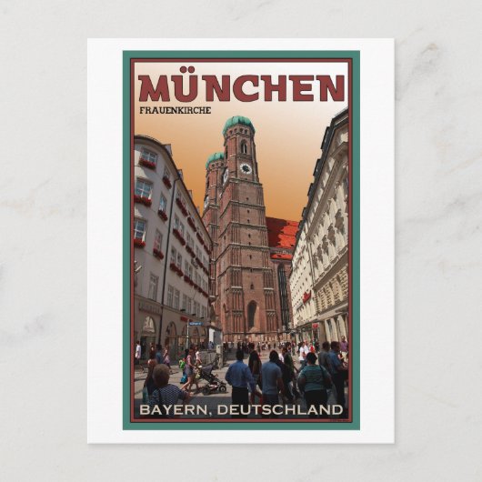 München - Frauenkirche Briefkaart (Voorkant)