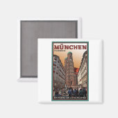 München - Frauenkirche Magneet (Voorkant / Achterkant)