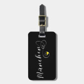 München Heart Bagagelabel Sjabloon München (Voorkant verticaal)