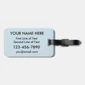 München Heart Bagagelabel Sjabloon München (Achterkant horizontaal)