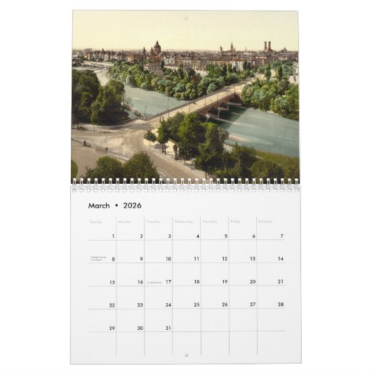 München Historisch Kalender (Mar 2026)