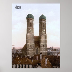 München in de 19e eeuw poster