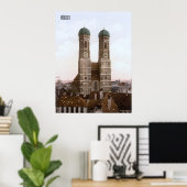 München in de 19e eeuw poster (Thuiskantoor)