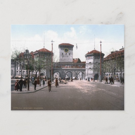 München Isartor Briefkaart (Voorkant)