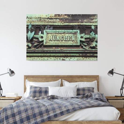 München ist ein Lebensgefühl Canvas Afdruk (Insitu (Slaapkamer))