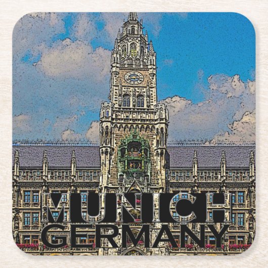 München Kartonnen Onderzetters (Voorkant)