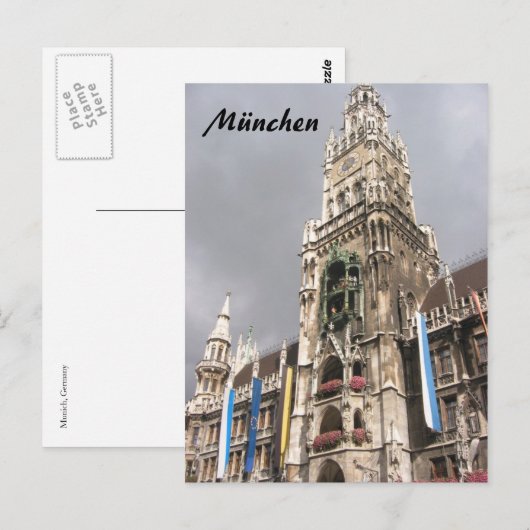 münchen kathedraal briefkaart (Voorkant / Achterkant)