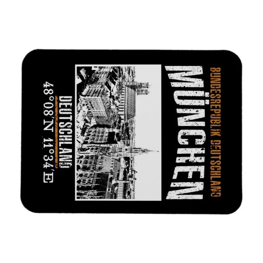 München Magneet (Horizontaal)