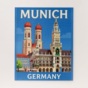 München Marienplatz Architectuur Beiers Erfgoed Legpuzzel
