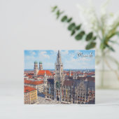 München Marienplatz Duitsland Briefkaart (Staand voorkant)
