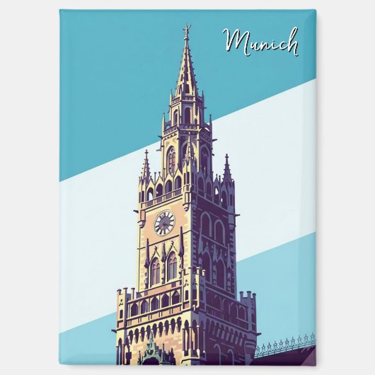 München Marienplatz Duitsland Magneet (Voorkant)