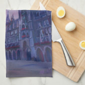 München Marienplatz met stadhuis Theedoek (Quarter Fold)