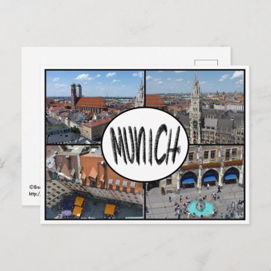 München Multiview Briefkaart (Voorkant / Achterkant)