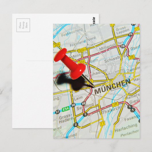 München (München), Duitsland Briefkaart (Voorkant / Achterkant)