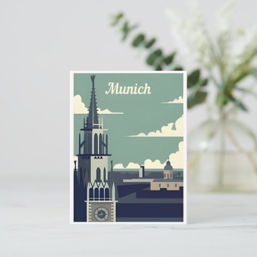  München Munchen Duitsland Briefkaart (Staand voorkant)