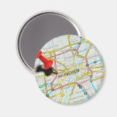 Munchen (München), Duitsland Magneet (Voorkant / Achterkant)
