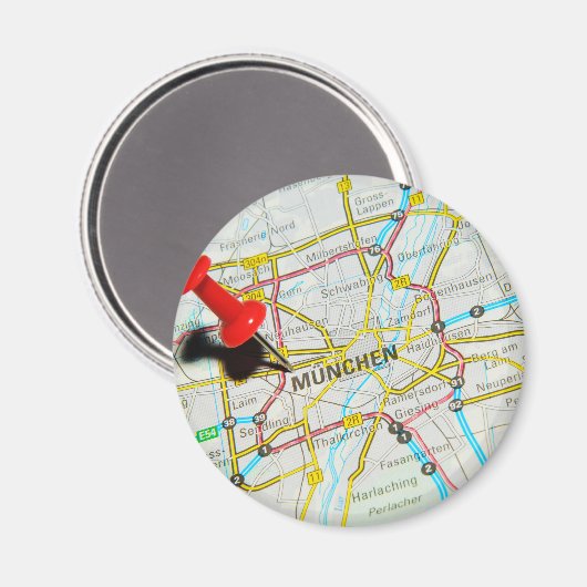 Munchen (München), Duitsland Magneet (Voorkant / Achterkant)