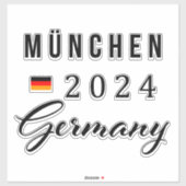 München - München Duitsland Vinyl Sticker op maat (Vel)