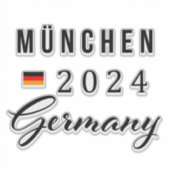 München - München Duitsland Vinyl Sticker op maat (Voorkant)